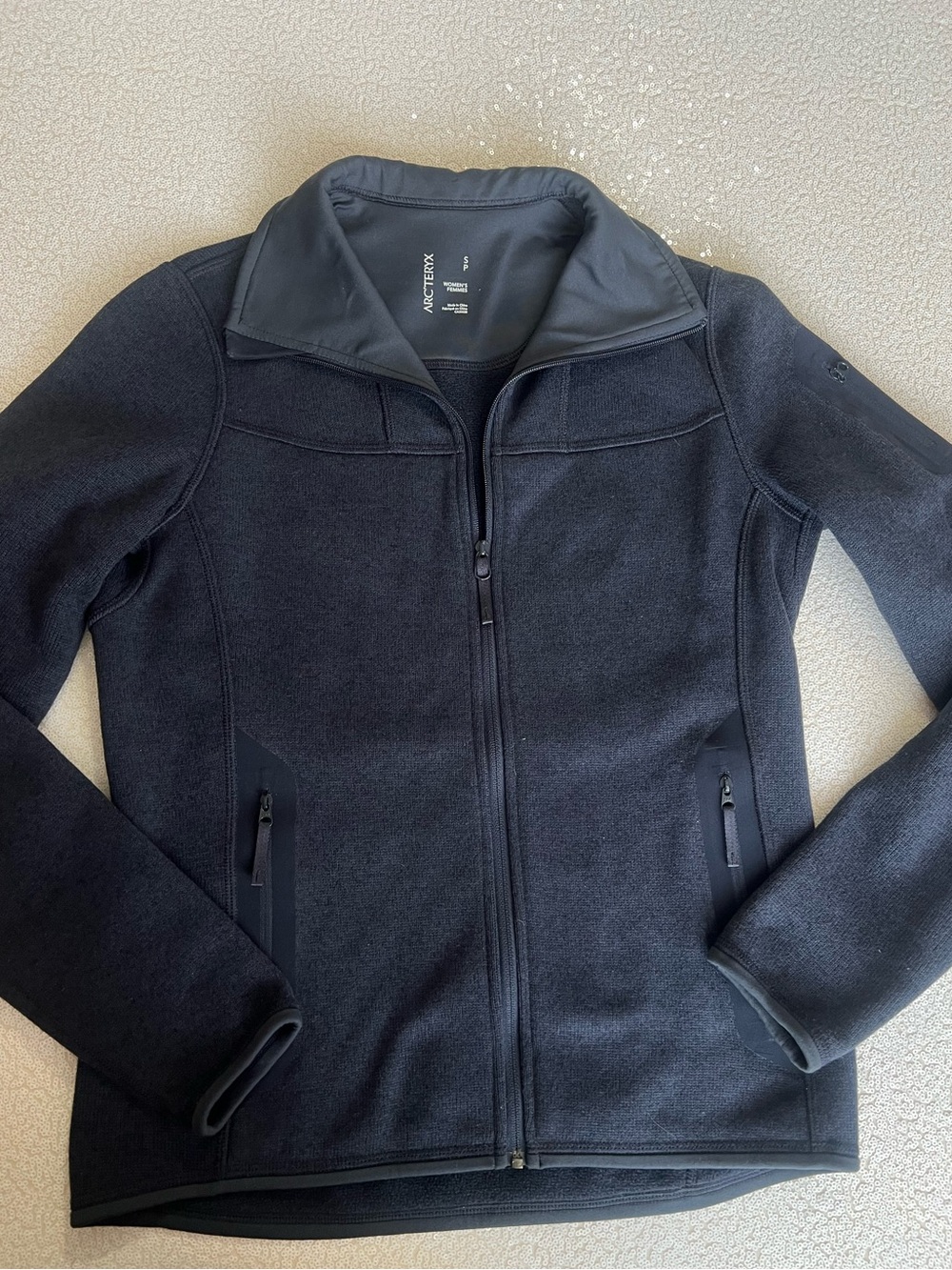 Arc'teryx Women's Navy Full-Zip Fleece Jacket